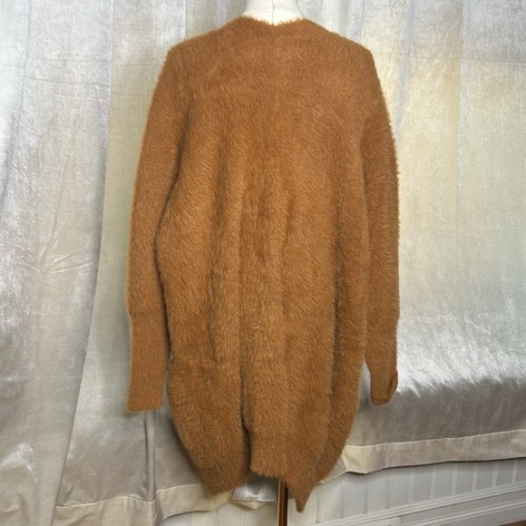 Pink Martini Shacket Burnt Orange Sweater Coat Sz XS - Picture 3 of 6